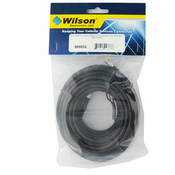 Wilson Electronics 955832 9м SMA SMA Черный коаксиальный кабель