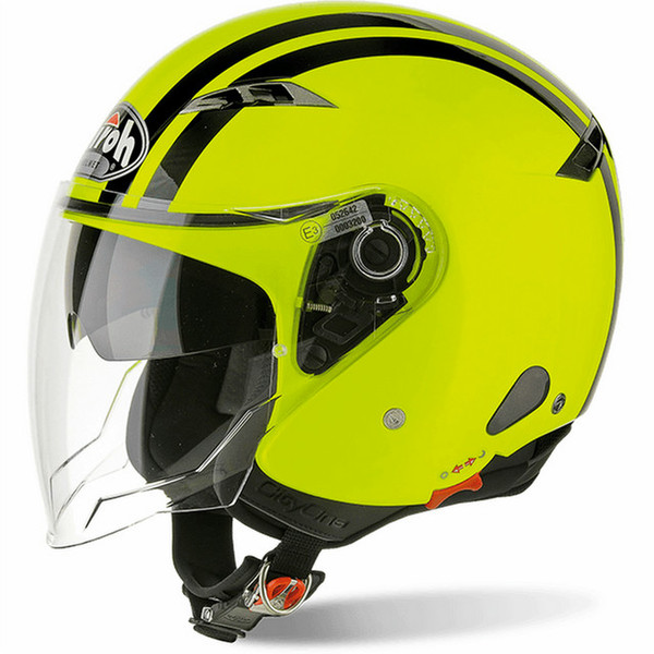 Airoh COF31 Helm mit offenem Visier Gelb Motorradhelm