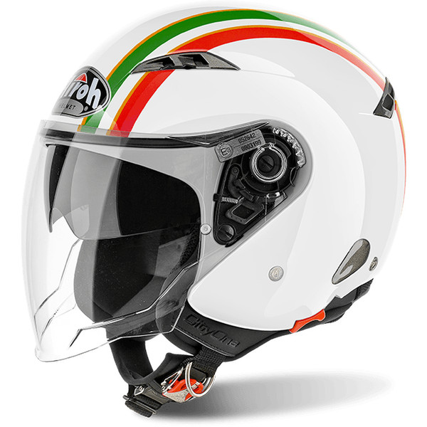 Airoh COS39 Open-face helmet White motorcycle helmet