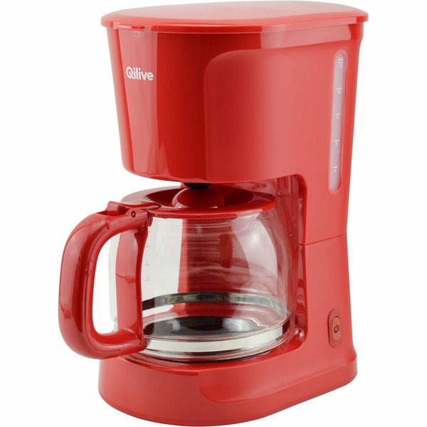 Qilive CM1022A-GS Капельная кофеварка 1л 12чашек Красный кофеварка