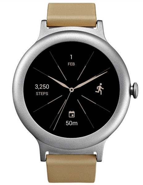 LG Watch Style 1.2Zoll P-OLED 46g Silber Smartwatch