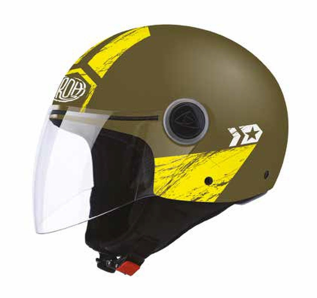 Airoh Malibù Open-face helmet Green,Yellow