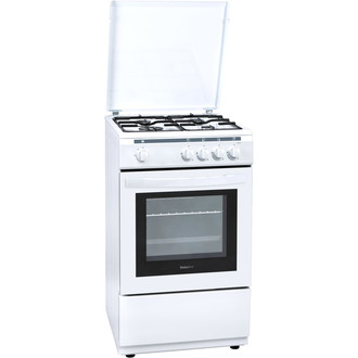 Selecline YG-55 E Freestanding cooker Gas hob White