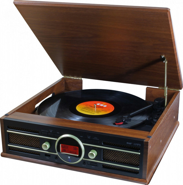 Soundmaster PL585BR Brown audio turntable