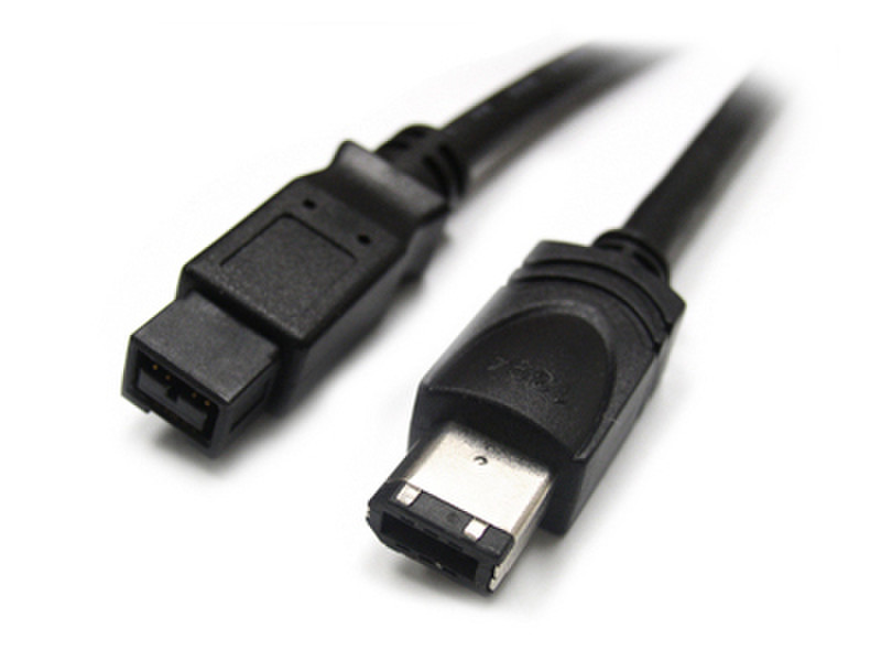 Hamlet XZCFWB9A6180 1.8m Black firewire cable