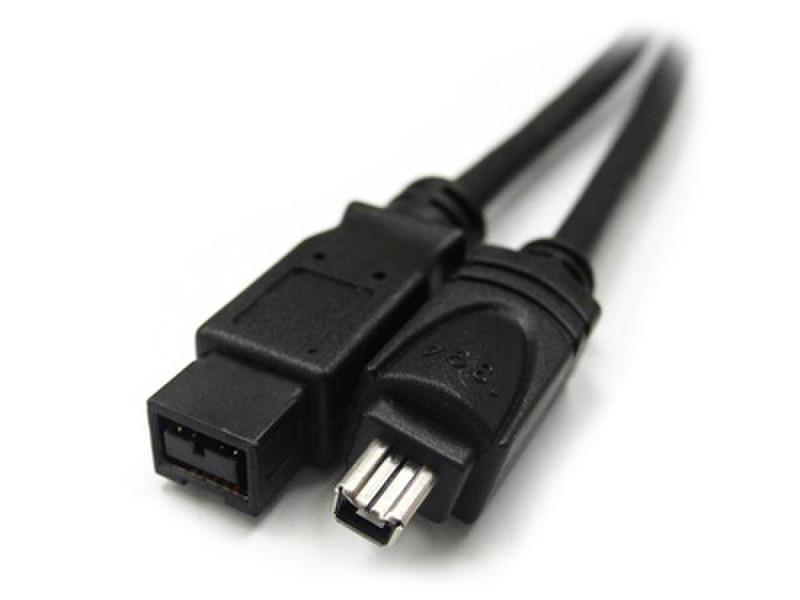 Hamlet XZCFWB9A4180 1.8m Schwarz Firewire-Kabel