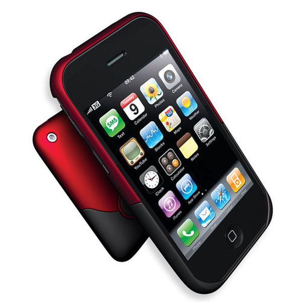 ifrogz iPhone 3G & 3G[S] Luxe Schwarz, Rot