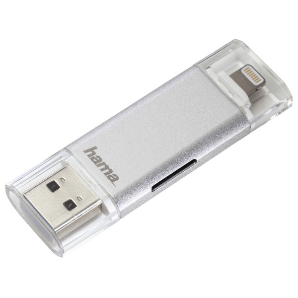 Hama Save2Data duo Silver card reader