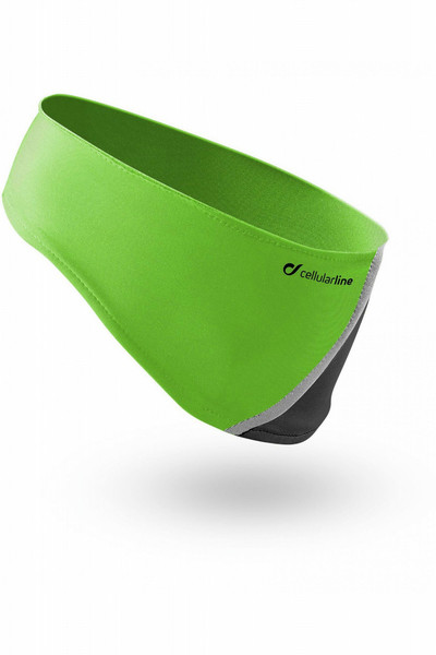 Cellularline EARBANDL Athletic headband Fabric Black,Green headband