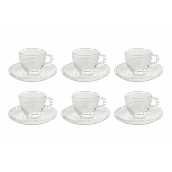 Villa D’este Home 2410278 Transparent Kaffee 6Stück(e) Tasse & Becher