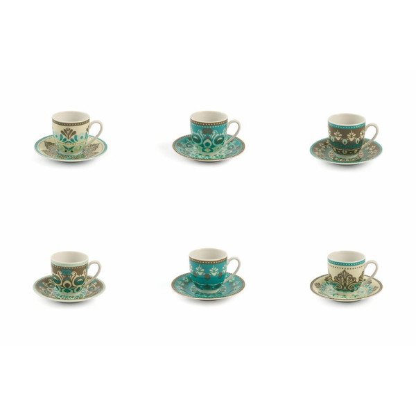 Villa D’este Home 2417255 Multicolour Coffee 6pc(s) cup/mug