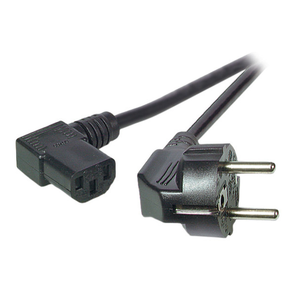 EFB Elektronik EK535.5 5m CEE7/4 Schuko C13 coupler Black power cable
