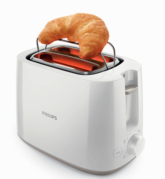 Philips Daily Collection HD2583/00 8slice(s) 600W White toaster