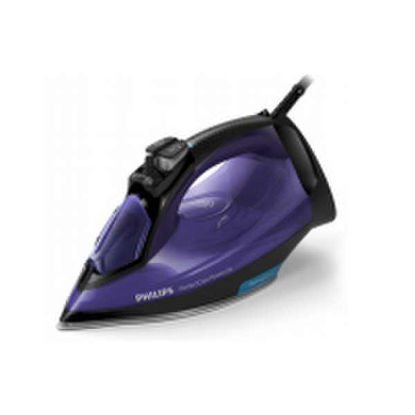 Philips PerfectCare GC3925/34 Steam iron SteamGlide Plus soleplate 2400W Black,Purple iron