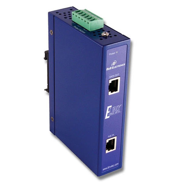 B&B Electronics EPSG202 Power over Ethernet (PoE) Blue network splitter