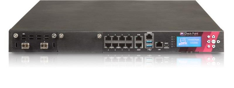 Check Point Software Technologies 5800 1U 22000Mbit/s hardware firewall