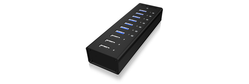 ICY BOX IB-AC6703 USB 3.0 (3.1 Gen 1) Type-B 5000Mbit/s Black