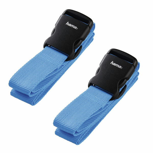 Hama 00128808 2000mm Black,Blue luggage strap