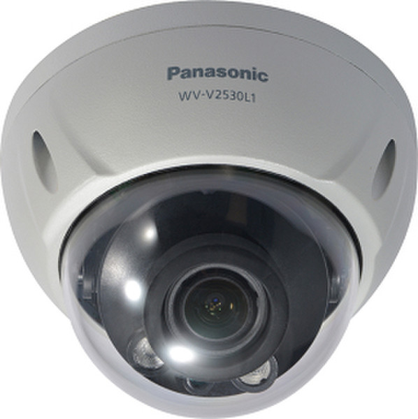 Panasonic WV-V2530L1 IP Outdoor Kuppel Weiß Sicherheitskamera