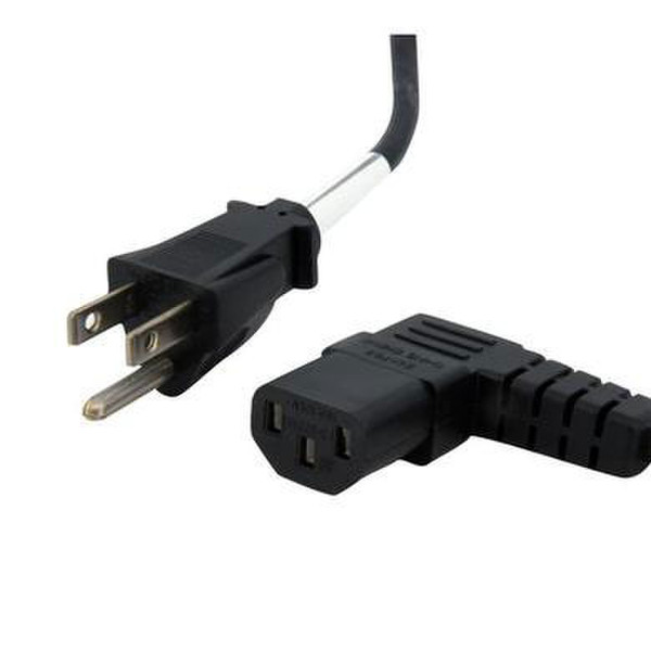 Data Components 076803 2.5m C13 coupler Power plug type L Black power cable