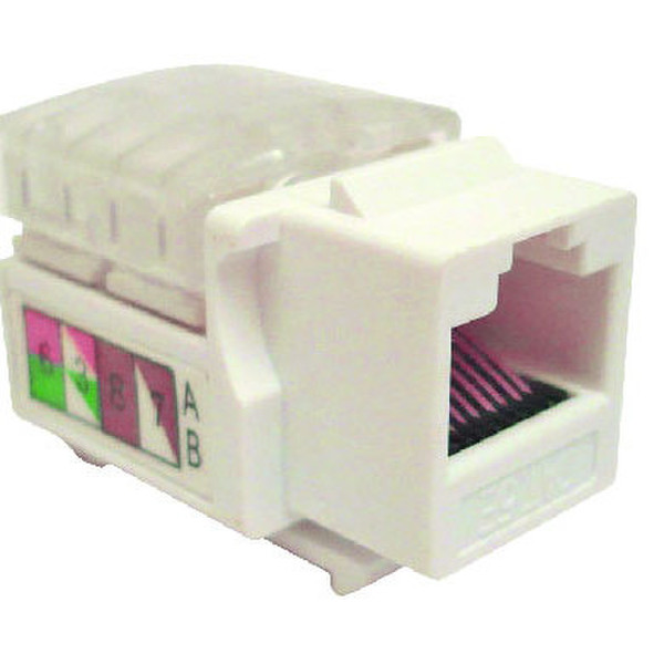 Data Components 230201 RJ-45 White socket-outlet