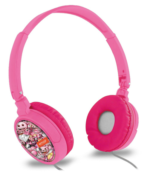 Acteck EM-02001 Kopfband Binaural Verkabelt Pink
