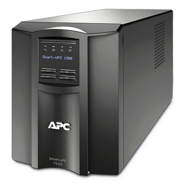 APC SMT1500NC Интерактивная 1400ВА Черный источник бесперебойного питания