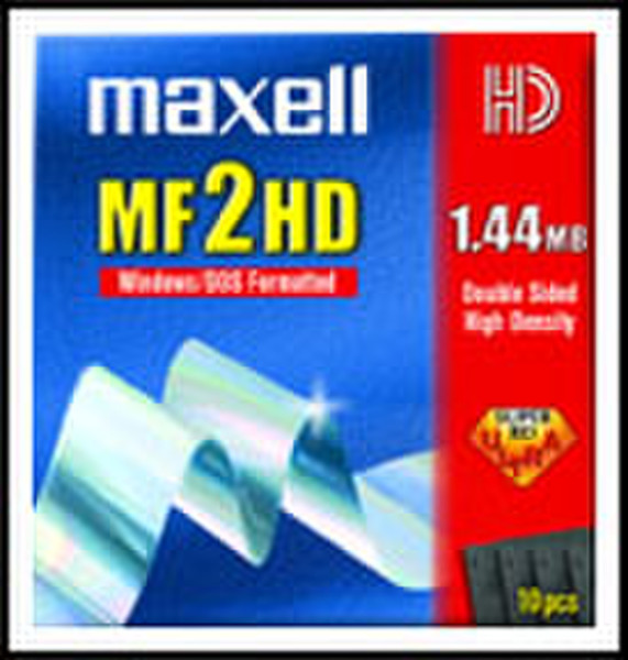 Maxell FD 3.5" 1.44MB Plastic 10pk