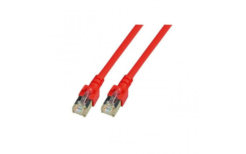 Mercodan 153010 1m Cat5e SF/UTP (S-FTP) Red networking cable