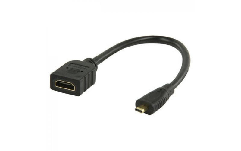 Mercodan 565056 0.2м Micro-HDMI HDMI Черный HDMI кабель