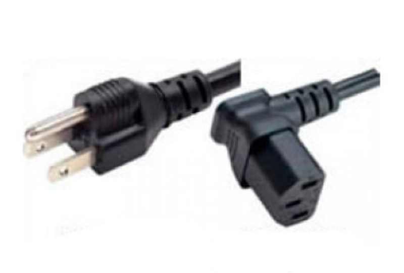 Mercodan 920553 2.5m C13 coupler Black power cable