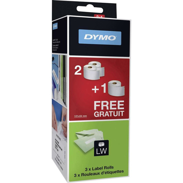 DYMO LW, 101 x 54 mm White