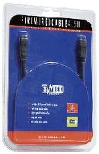 Sweex FireWire B Cable 9P/9P 4.5M 4.5м сетевой кабель