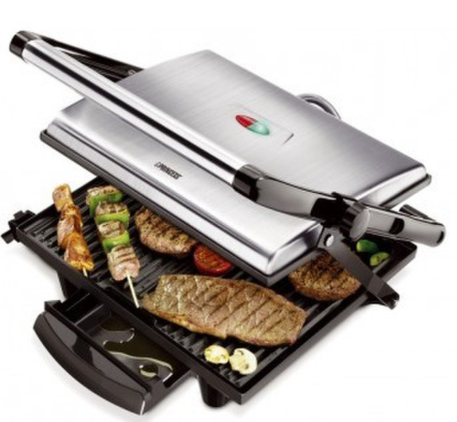 Princess Classic Health Grill Contact grill Tabletop Electric 1800W Metallic