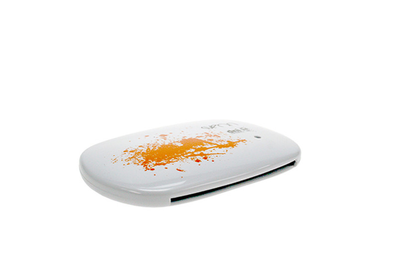 Sveon SCT011 Для помещений USB 2.0 Оранжевый, Белый считыватель сим-карт
