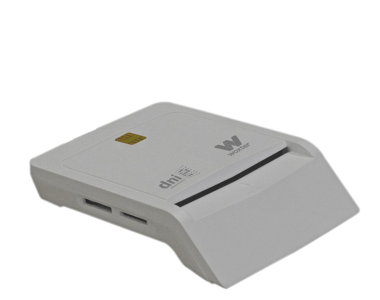 Woxter PE26-147 Innenraum USB 2.0 Weiß Smart-Card-Lesegerät