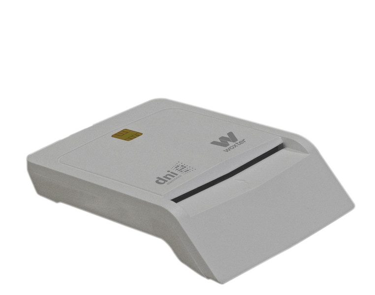 Woxter PE26-144 Innenraum USB 2.0 Weiß Smart-Card-Lesegerät