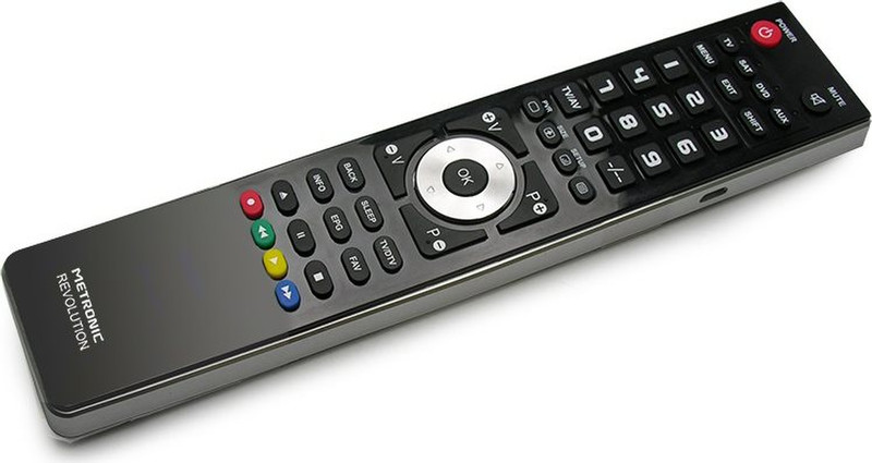 Metronic Revolution IR Wireless/Wired Press buttons Black remote control