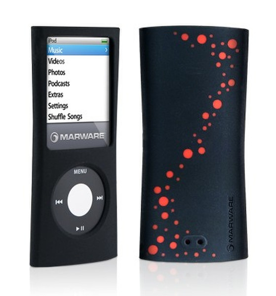 Marware Sport Grip Deluxe for iPod nano 4G Schwarz, Rot