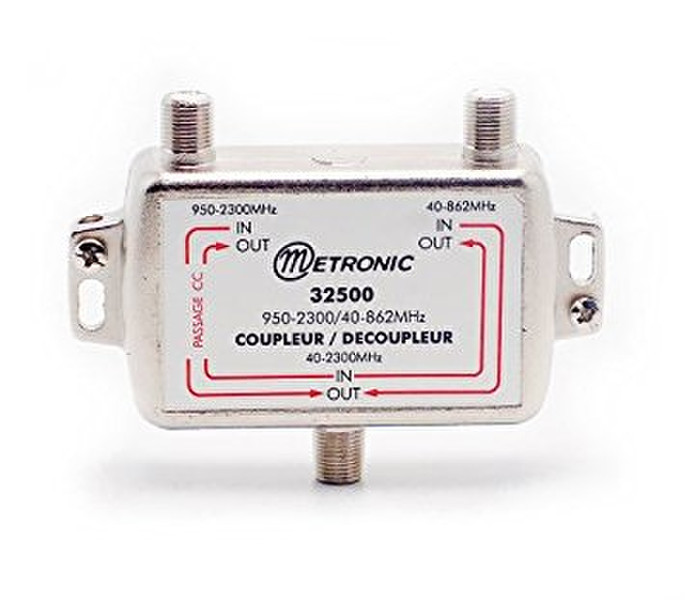 Metronic 432500 Cable splitter Chrome cable splitter/combiner