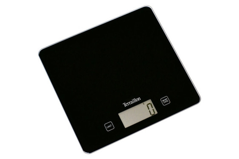 Terraillon KEG41019BK Tabletop Rectangle Electronic kitchen scale Black