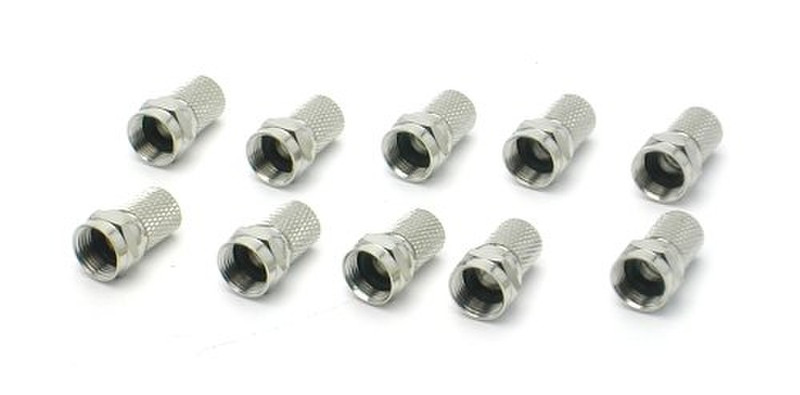 Metronic 438126 F-type 10pc(s) coaxial connector