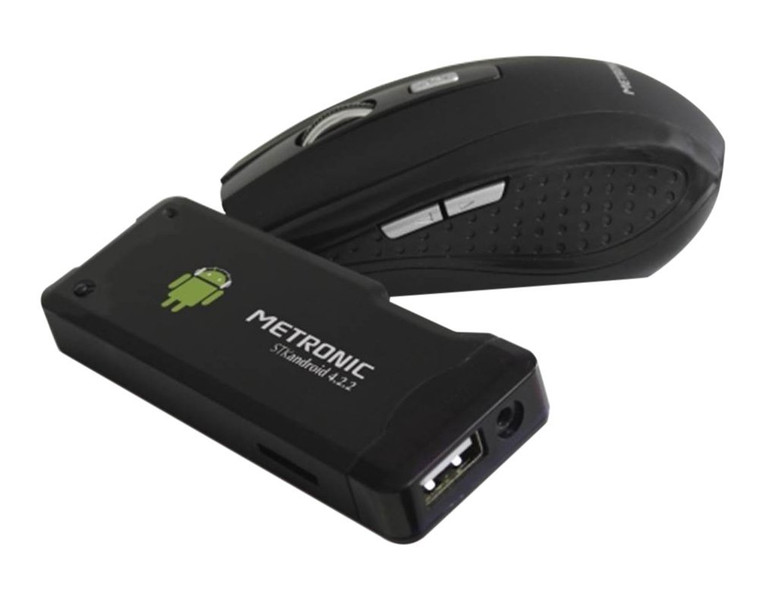 Metronic 441271 Full HD 4GB Wi-Fi Black Smart TV box