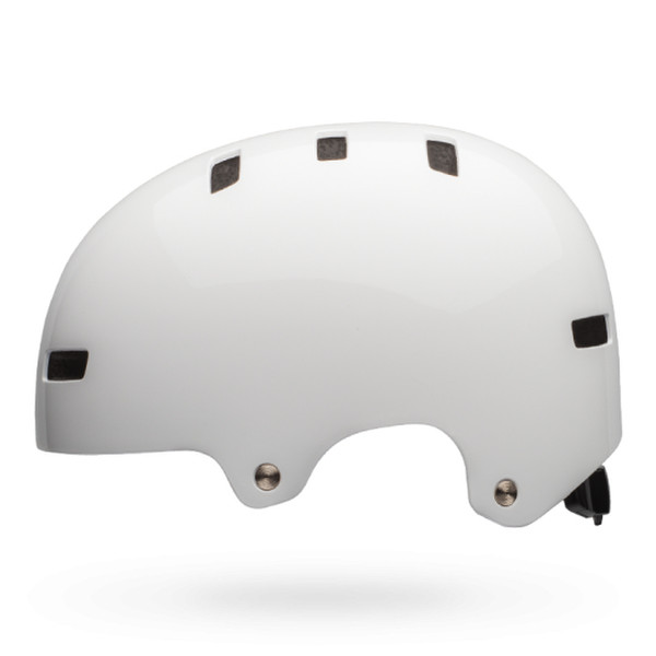 Bell Helmets Local Skateboard Acrylonitrile butadiene styrene (ABS),Expanded polystyrene (EPS) White