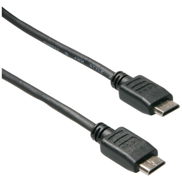 ICIDU V-707460 1.8m Mini-HDMI Mini-HDMI Black HDMI cable
