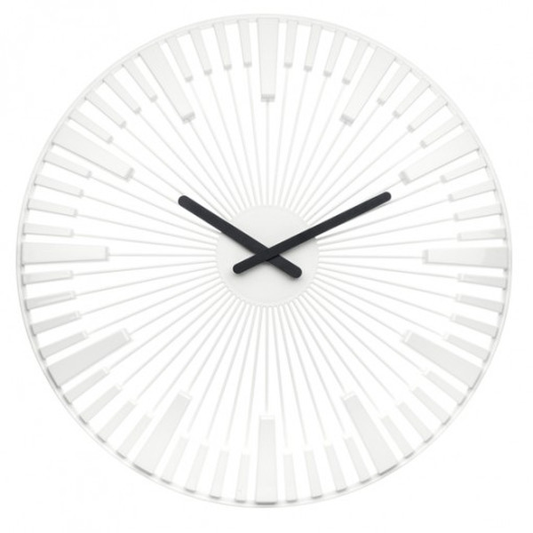 koziol PIANO Quartz wall clock Circle White