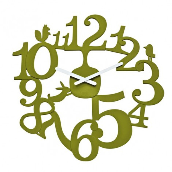koziol 2327513 Quartz wall clock Зеленый настенные часы