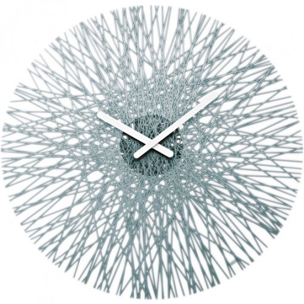 koziol SILK Quartz wall clock Circle Anthracite,Transparent