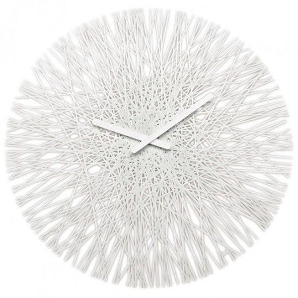 koziol SILK Quartz wall clock Kreis Weiß