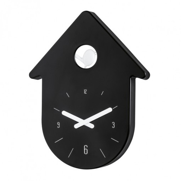 koziol TOC-TOC Quartz wall clock Black